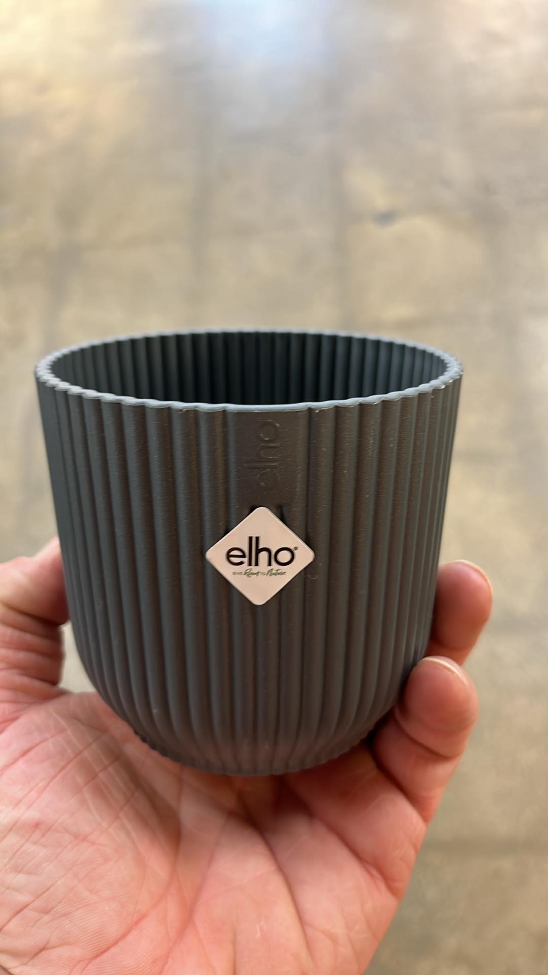 Cache pot Elho Charbon