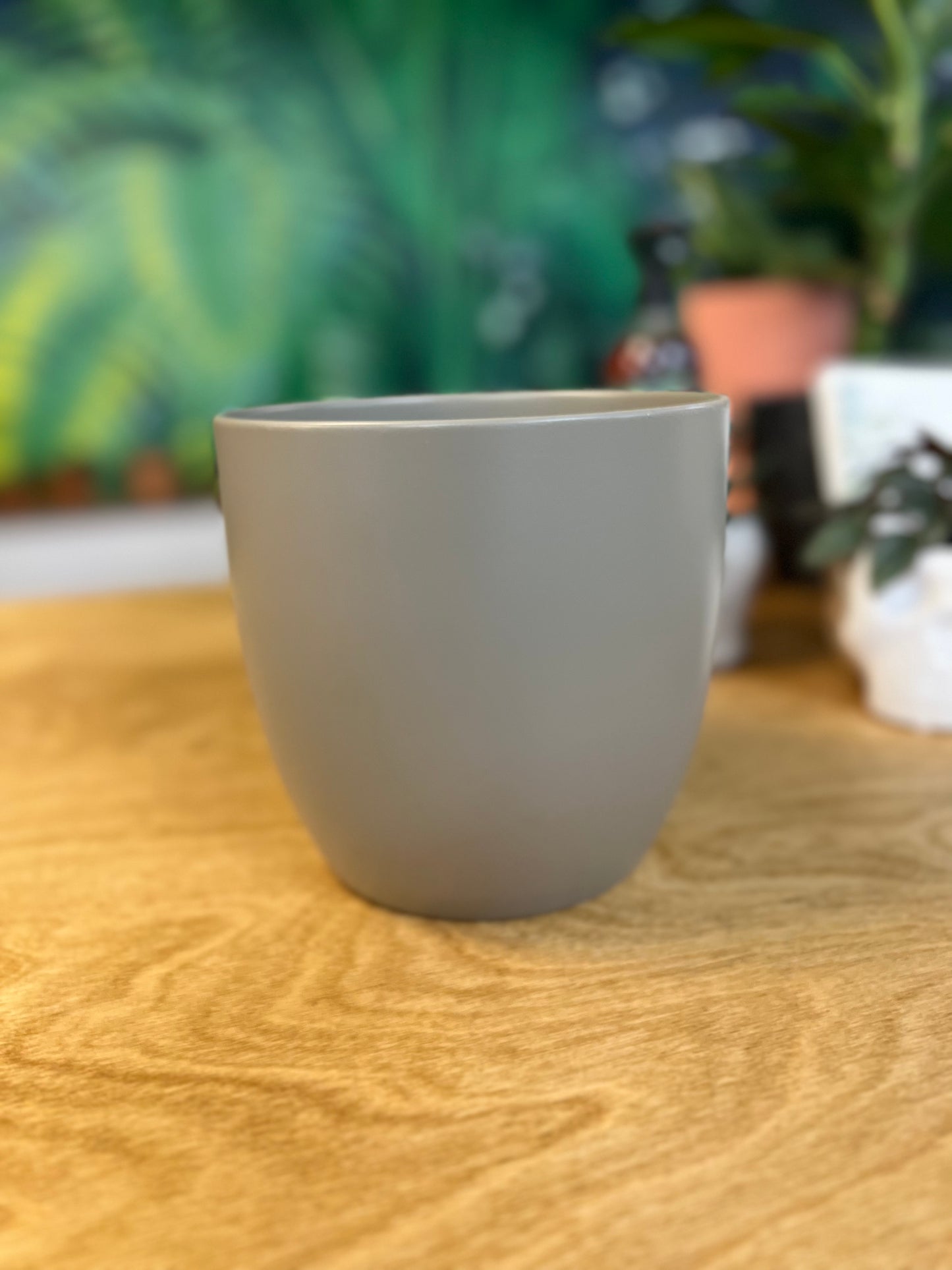 Basel Matte Grey Planter