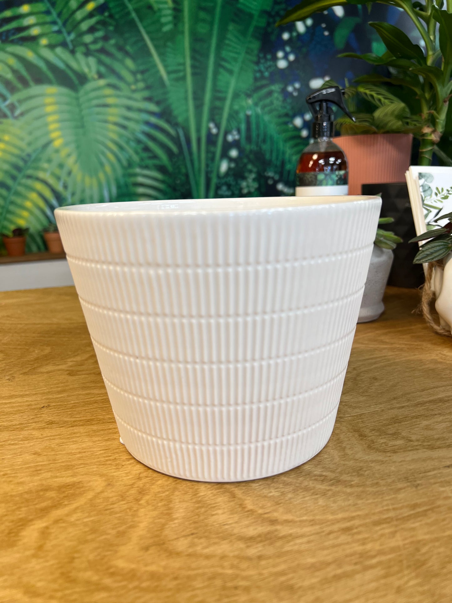 Cache pot Mira Blanc