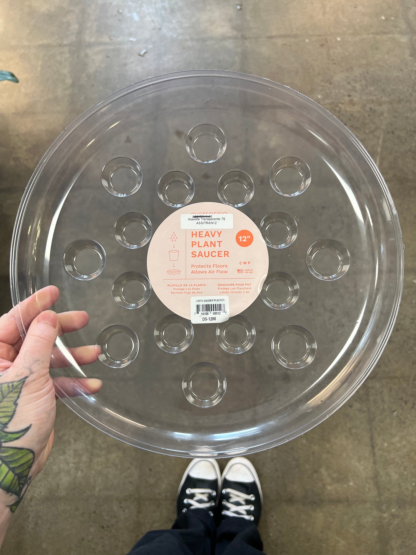 Assiette Transpatente