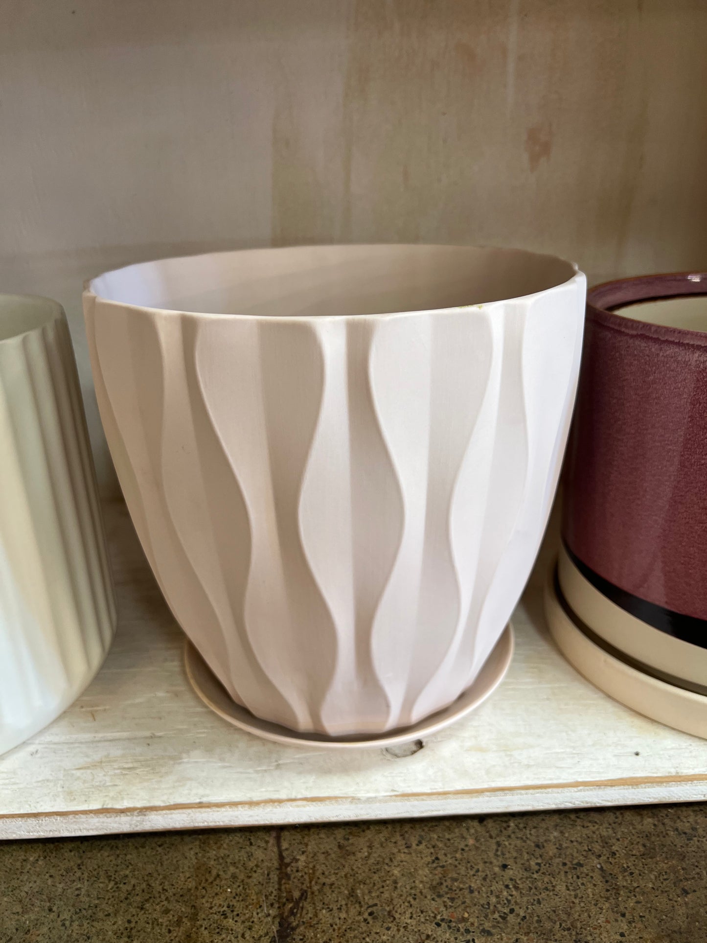 Pot & Soucoupe Virago G Rose