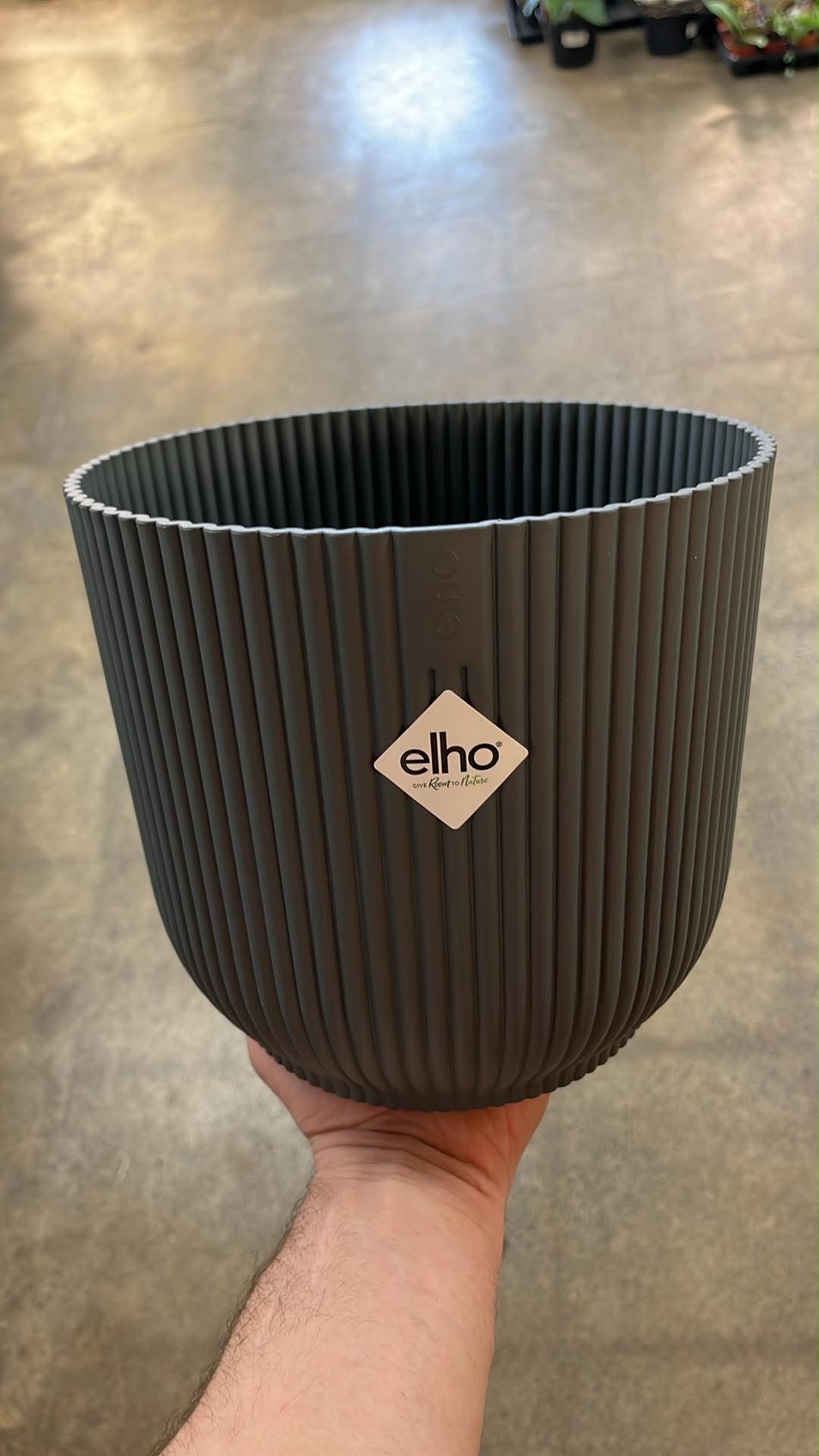Cache pot Elho Charbon