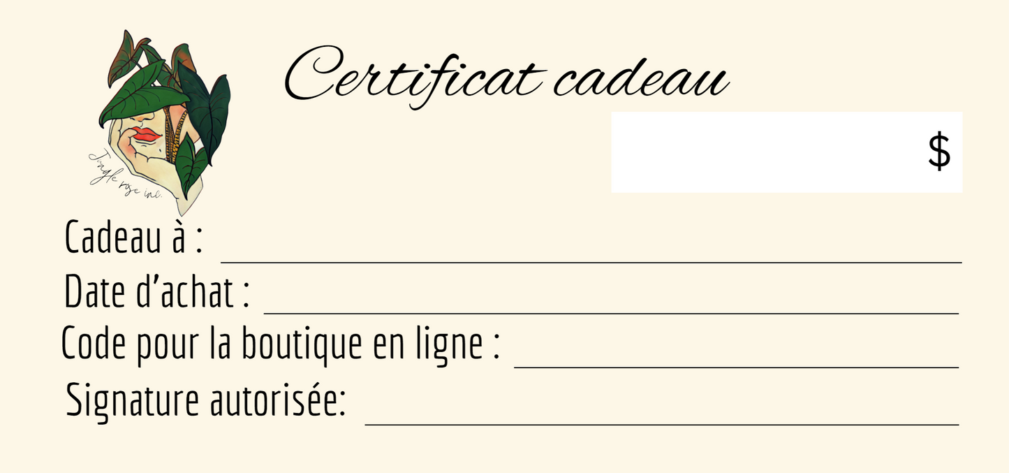 Gift Certificate
