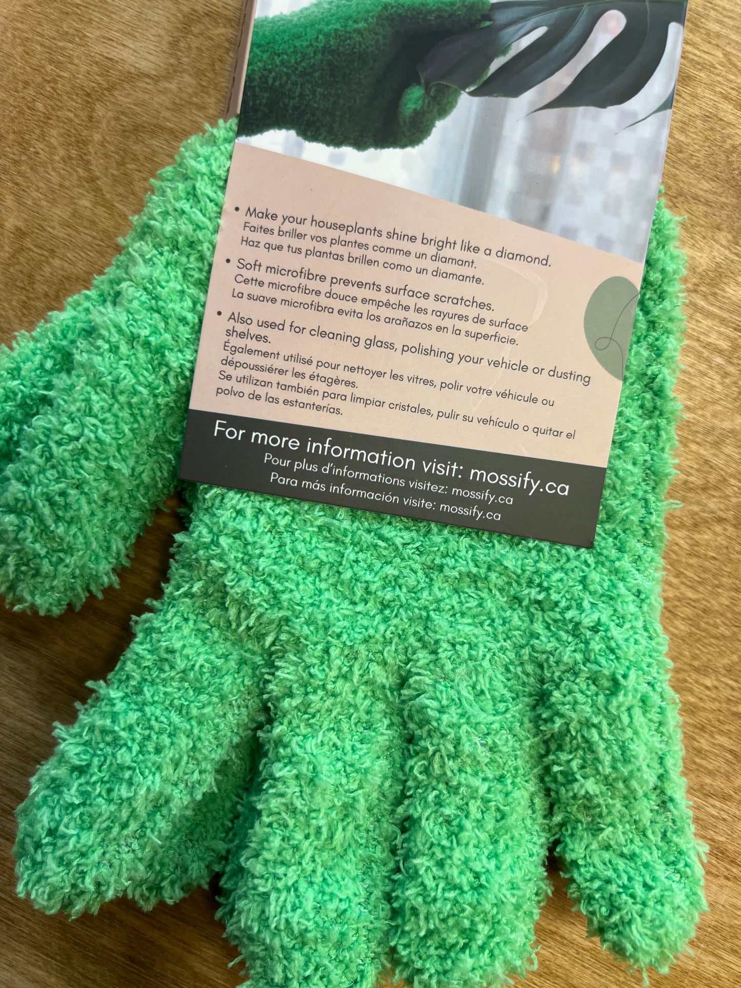 Gants en Microfibre Vert