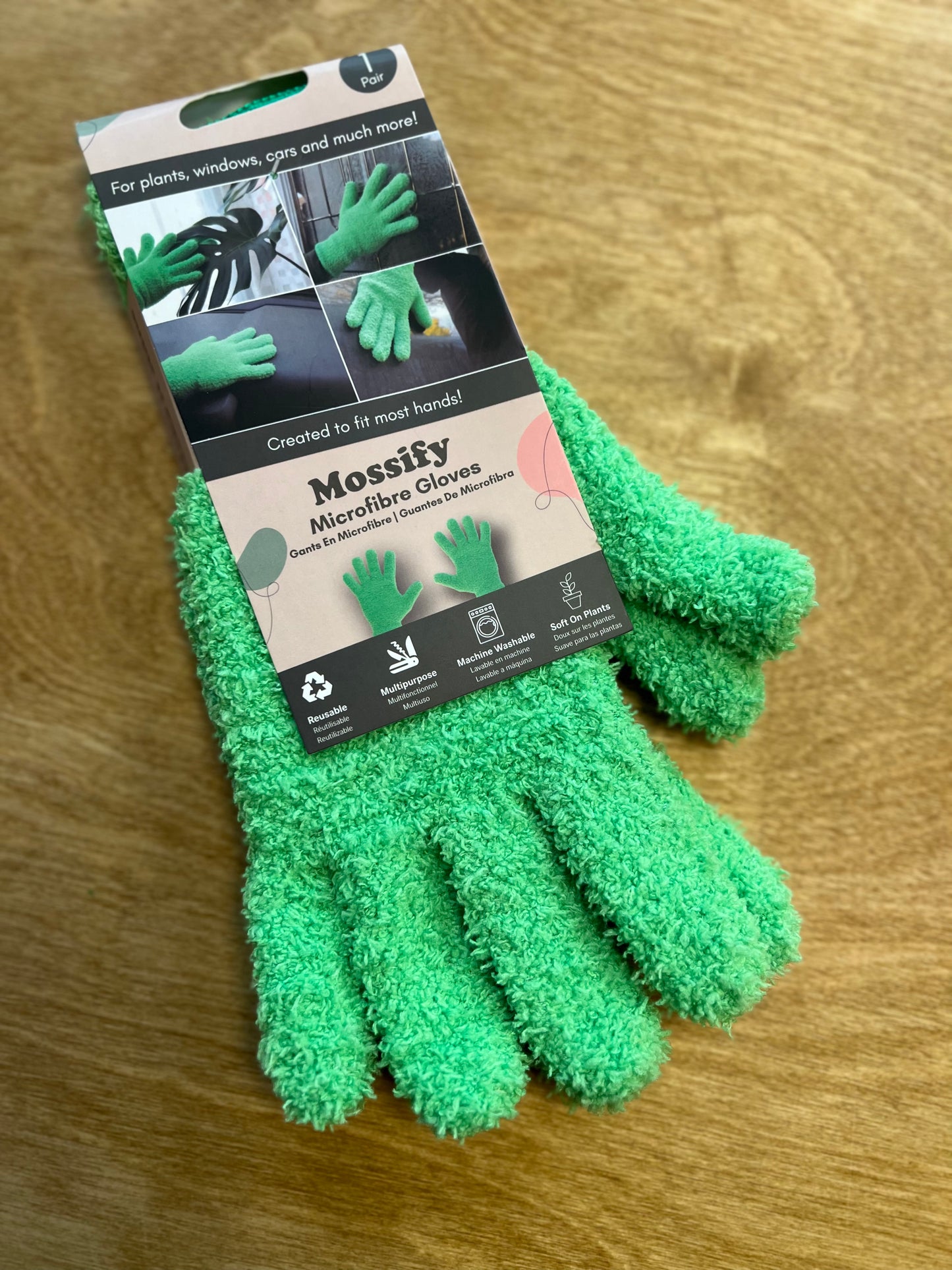 Gants en Microfibre Vert