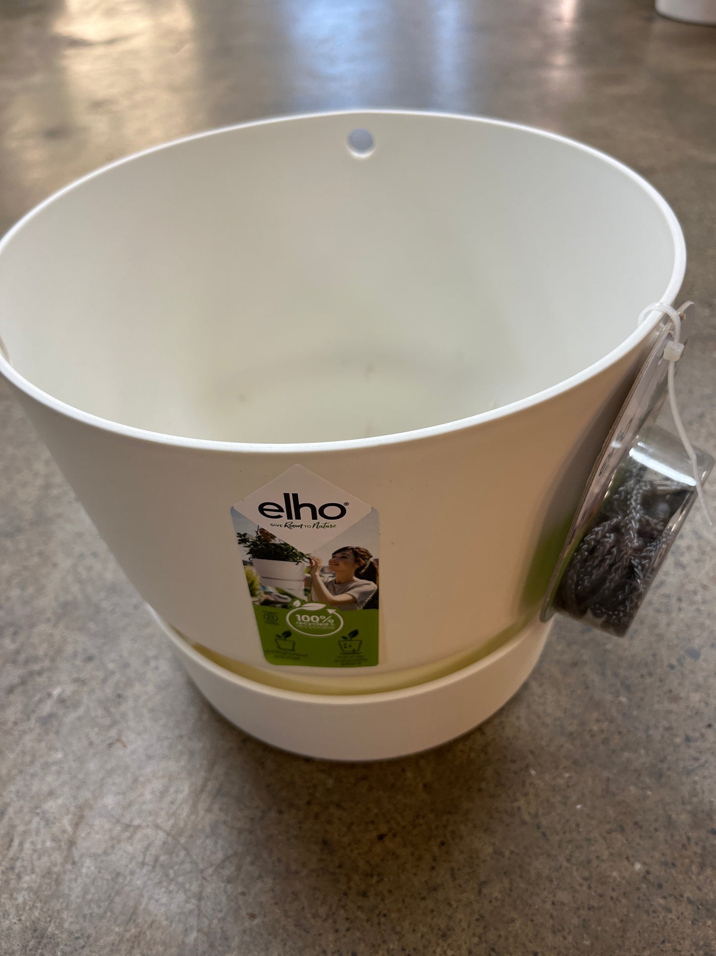 Pot suspendu Greenville Blanc