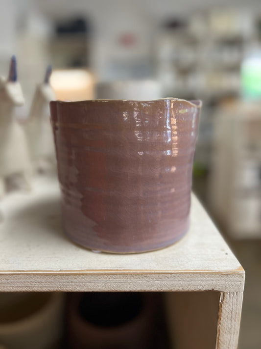 Cache pot Channa Mauve