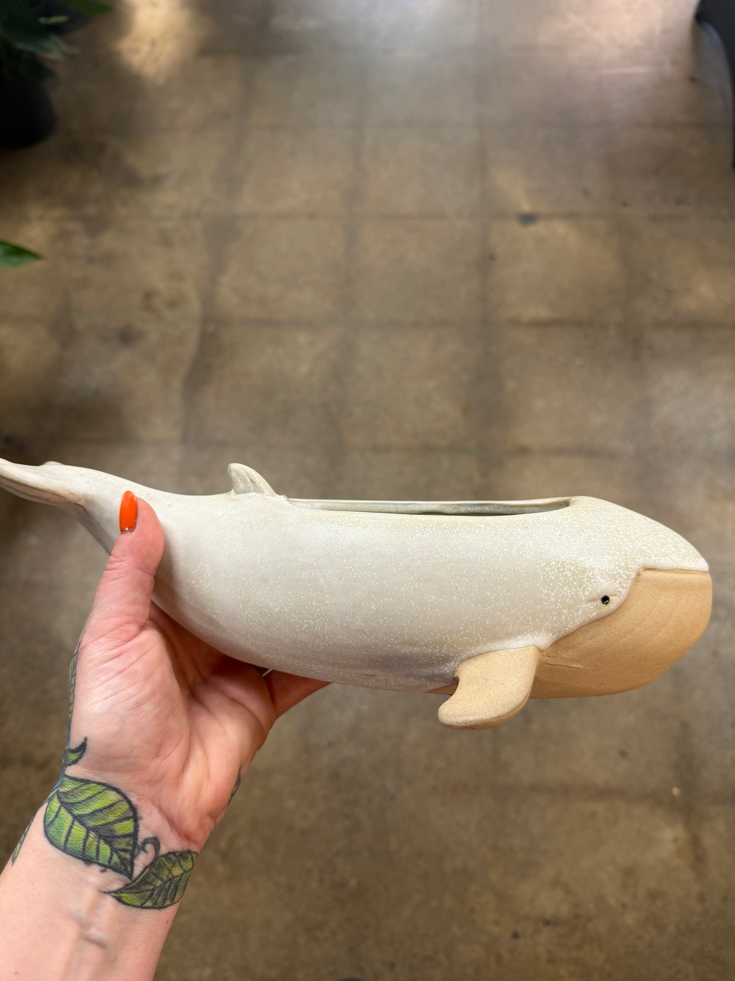 Cache pot Baleine