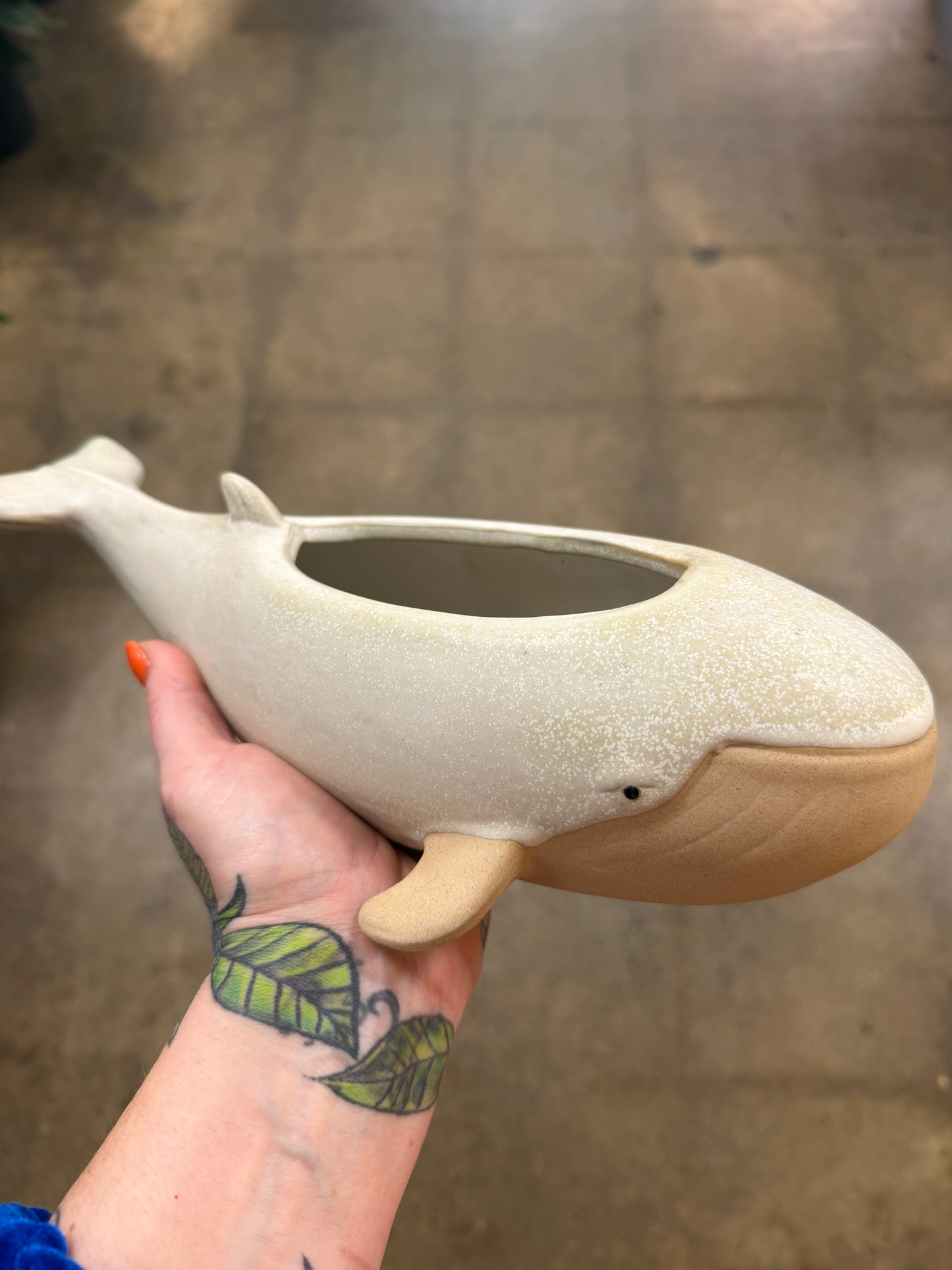 Cache pot Baleine