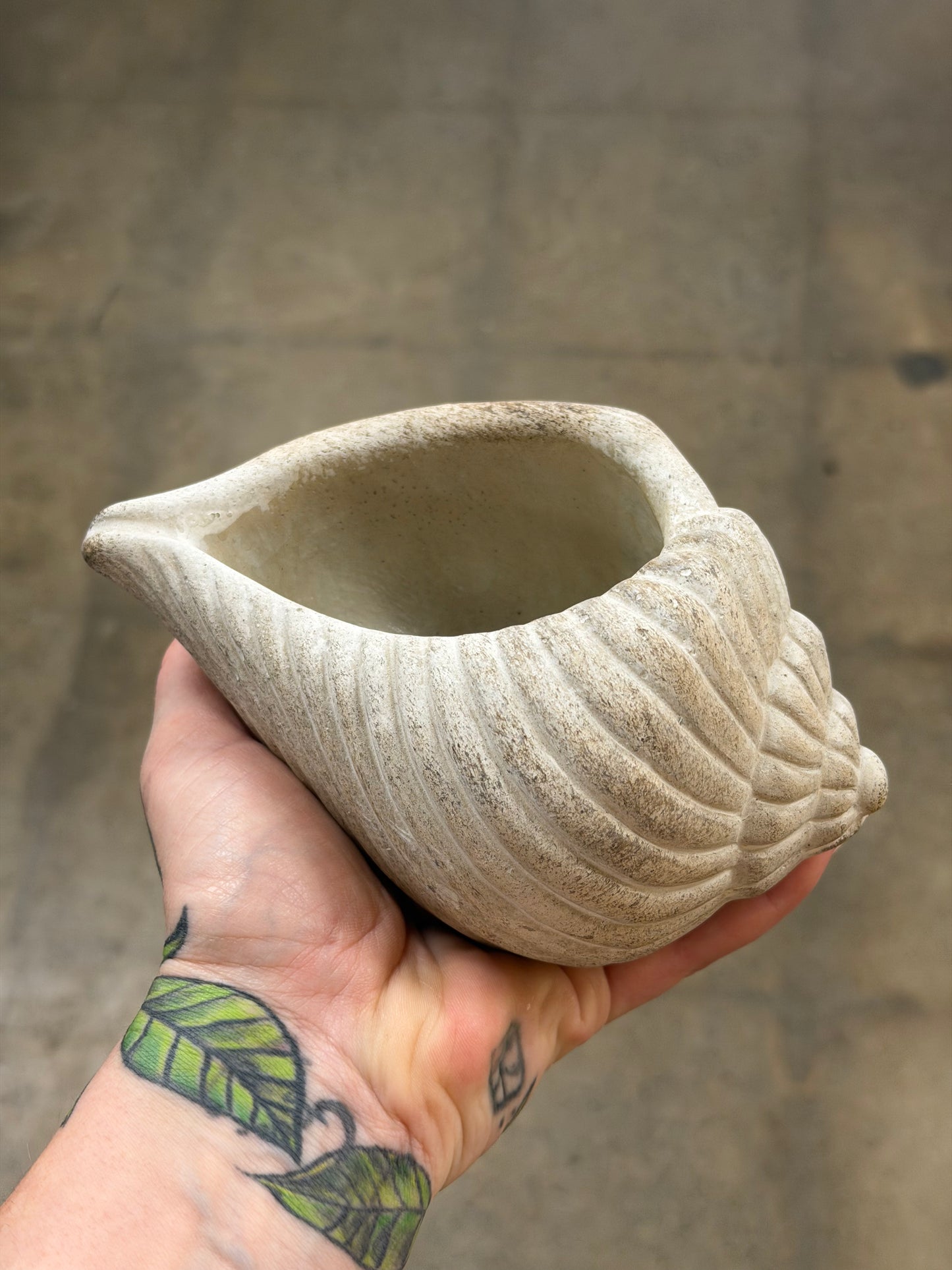 Cache pot Coquillage