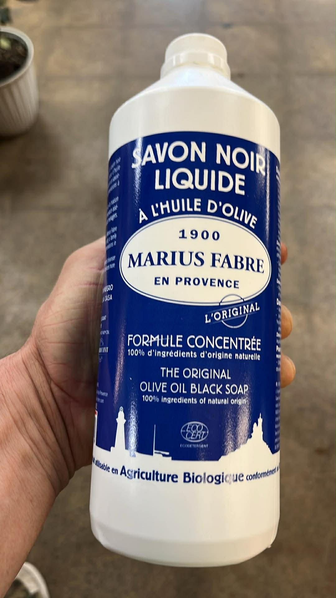 Savon Noir Marius Fabre