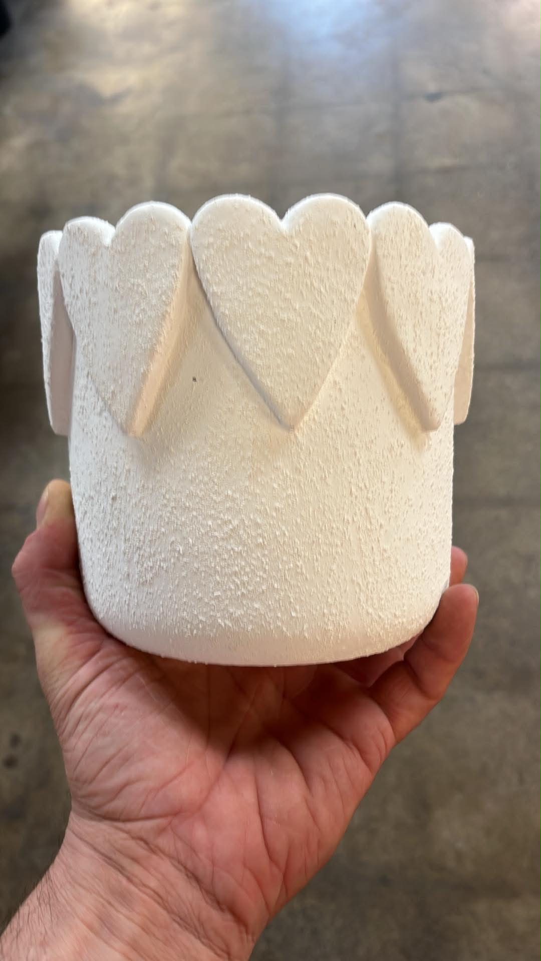 Cache pot Coeur
