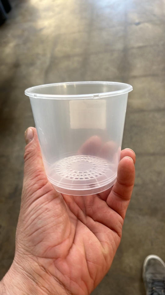 Pot de culture transparent