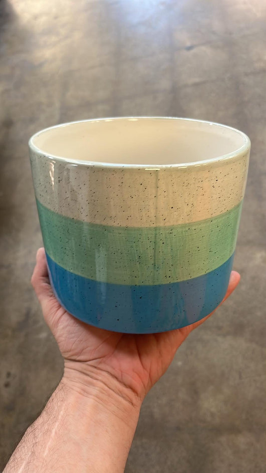 Cache pot Ema Bleu