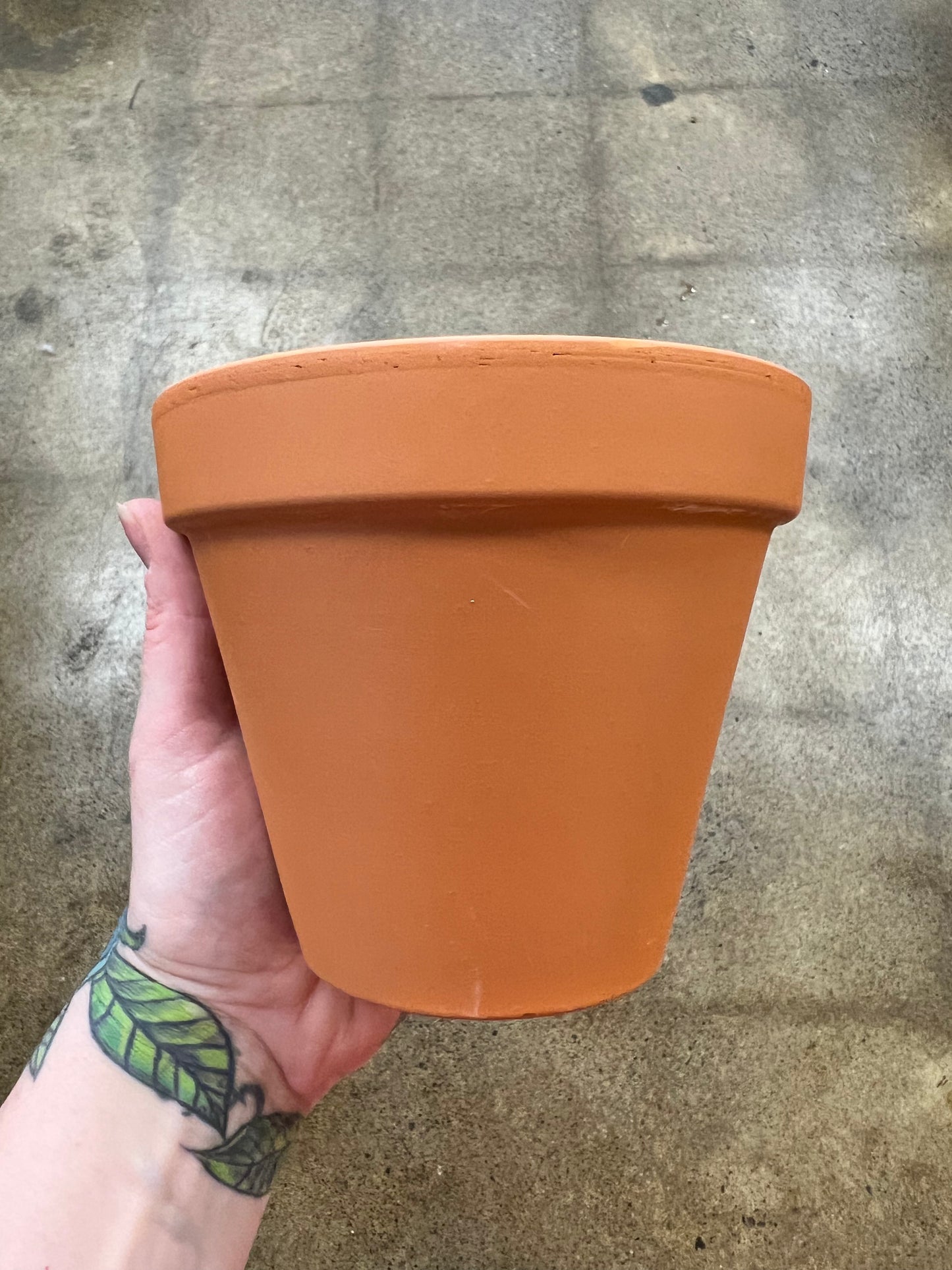 Pot en terre cuite terracotta