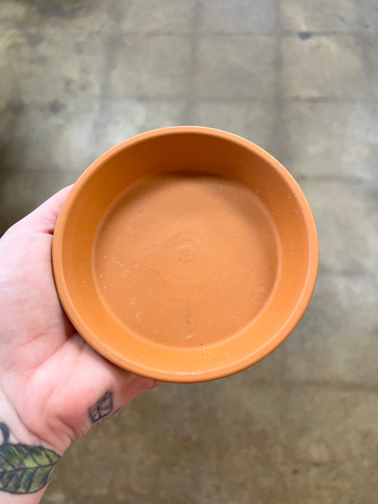 Soucoupe terre cuite terracotta