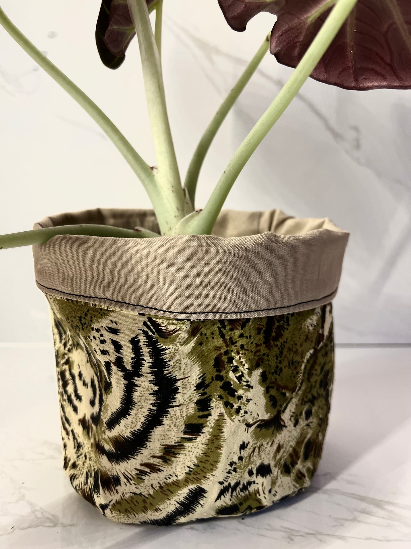 Cache pot en tissu